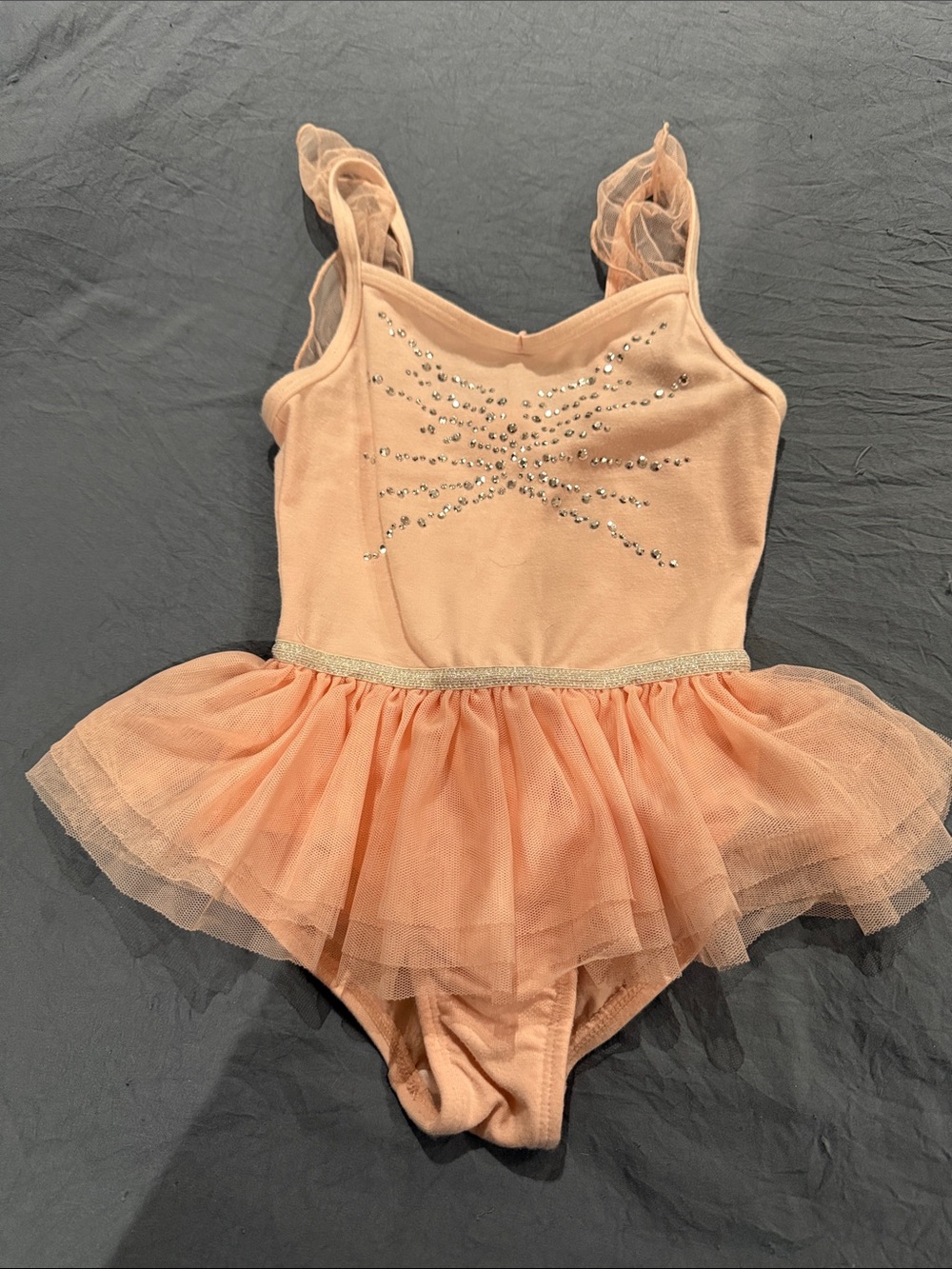 PinkTulle Ballerina Costume Leotard for Kids size xs